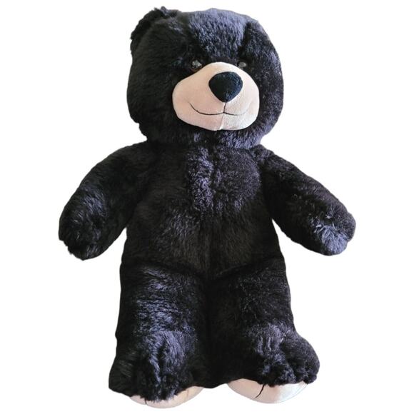Build A Bear Big Black Bear Dimples Plush Stuffed Animal 16" BAB 2001 Retired - Picture 2 of 5